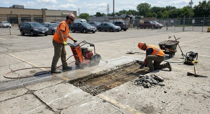 Parking Slab Repair Service