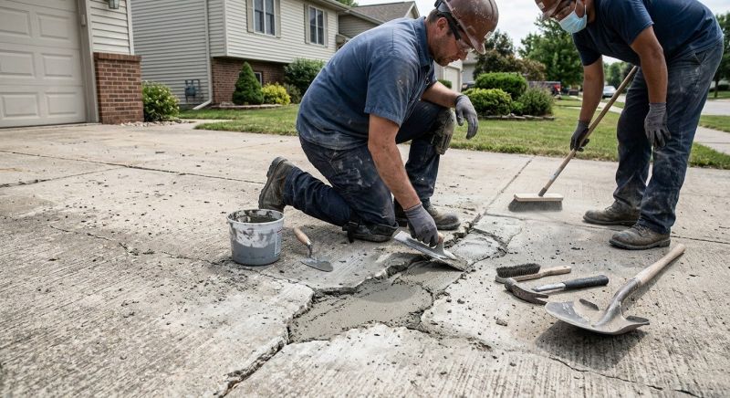 Garage Slab Repair in Miami Dade County, FL