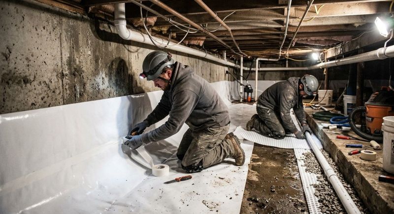 Basement Walls Waterproofing in Columbus, OH