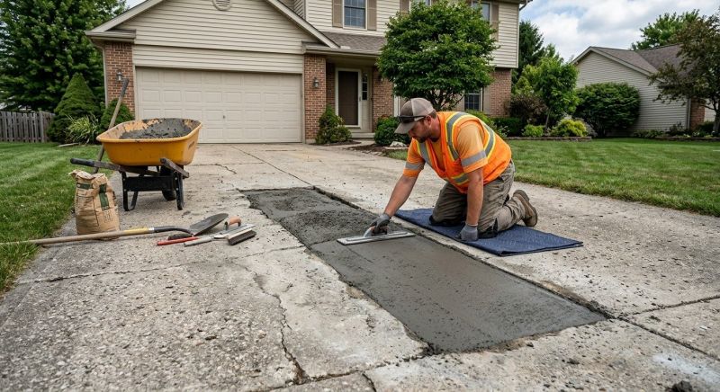 Cement Driveway Repair in Corpus Christi, TX
