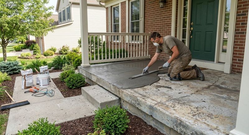 Concrete Stairs Resurfacing in Des Moines, IA