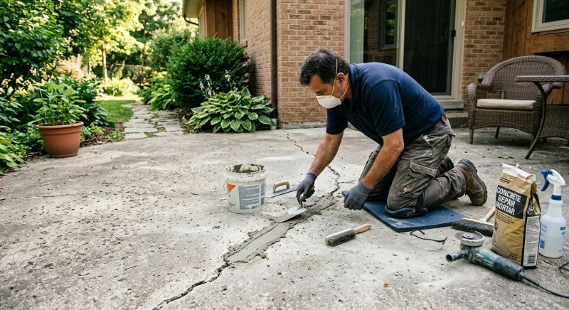 Cracked Concrete Repair in Corpus Christi, TX