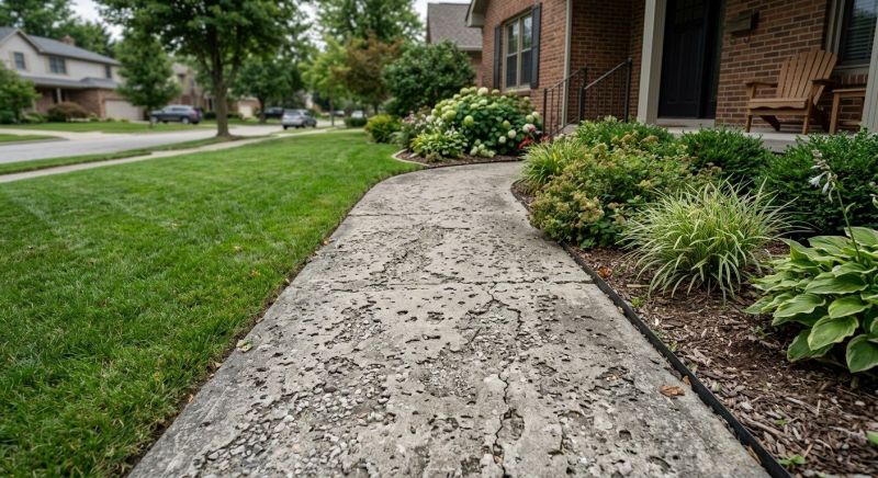 Sidewalk Concrete Repair in Des Moines, IA